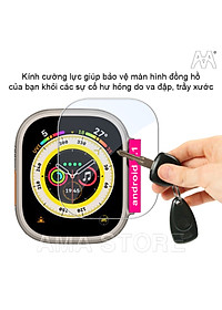 [Combo 2 Kính] Kính Cường Lực 48mm Chống Trầy Xước Bảo Vệ Màn hình Cảm ứng Đồng Hồ Thông minh AMA TK và các mặt đồng hồ khác có cùng kích thước Hàng chính hãng