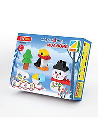 Đồ chơi Ghép Hình Duka 4 Mùa - Mùa Đông 24 Chi Tiết DK81077