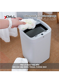 Thùng rác thông minh cảm ứng 18 lít M&L B-JA-18 phong cách sang trọng, đẳng cấp, tiện lợi