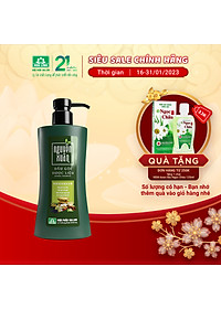 Dầu Gội Dược Liệu Nguyên Xuân Xanh 350ml – Dưỡng Tóc (Khuyến mại thêm 35ml giá không đổi)