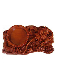 Gạt Tàn Nguyên Khối TOKDODO Gỗ Tự Nhiên Siêu Dày