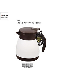 Bình giữ nhiệt Inox Pearl Metal màu trắng kem - Nội địa Nhật Bản