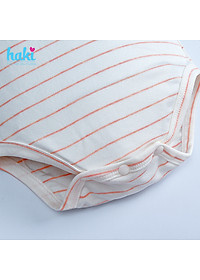 Bộ bodysuit kẻ thủy thủ cho bé vải sợi tre cao cấp BB032, set body bé trai bé gái, body cho bé sơ sinh hàng chính hãng HAKI