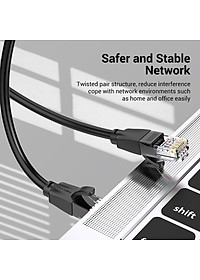 Dây cáp mạng Lan Cat6 Dẹt Vention 0.5m/1m/1.5m/ 5m tốc độ cao - Hàng chính hãng