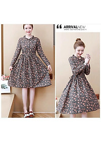 ĐẦM BẦU VÁY BẦU BÔNG CÔNG SỞ SƠ MI ,3 MÀU