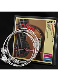 Dây Đàn Guitar Classic Alice AC136-N Nylon Core Silver Plated Copper Normal Tension Cho Guitar Cổ Điển