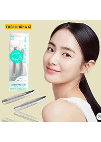 Nhíp Nhổ Lông Mày Làm Từ Thép Không Gỉ Kai 000HK0421 (Set 2 cây)