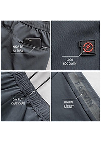 Quần Gió Nam Thể Thao FASVIN Vải Gió Đẹp Hàng Nhà Máy Chất Lượng Cao Dùng Khi Thể Thao Hay Mặc Nhà DC20423.HN