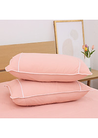 Vỏ Gối Nằm Chần bông K-Bedding by Everon KNTS và KNSS chất Ice-soft 45x65cm thoáng mát, kháng khuẩn (1 cặp)
