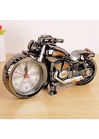 Đồng Hồ Báo Thức Để Bàn Kiểu Dáng Xe Phân Khối Lớn KhoNCC Hàng Chính Hãng - KDHS-561-DPKL (Vàng, Bạc)