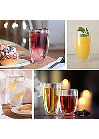 Bộ 2 cốc thủy tinh 2 lớp Bodum Pavina dung tích 450ml 4560-10