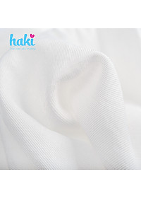Đầm bé gái nhún 3 tầng tay cánh tiên HK514 - Trắng Haki, váy bé gái, váy mùa hè cho bé gái, váy hè, váy thiết kế cho bé 10-27kg