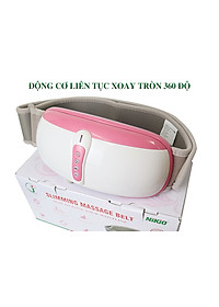 Đai (Máy) Massage Bụng Nikio NK-169AC - Công Nghệ Rung Lắc Kết Hợp Bi Độ Xoay 360 Dây Ấn Thế Hệ Mới, Mát Xa Thư Giãn, Làm Săn Chắc Cơ Bụng Nhanh - Vỏ Nhựa Bền Bĩ