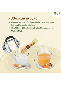 Bột ngũ cốc nảy mầm Tami ít ngọt 900g hộp 50 gói TÂM MINH FOODS