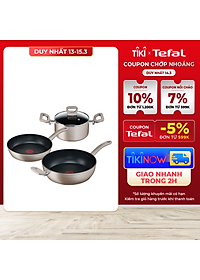 Bộ 3 nồi chảo chống dính đáy từ Tefal Sensations dùng cho mọi loại bếp (Nồi 20cm, chảo 24cm & 28cm) – Hàng chính hãng