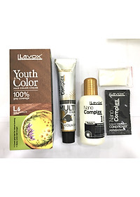 Nhuộm Phủ Bạc Cao Cấp Lavox 60ml x 2 - L6 - Nâu Chocolate