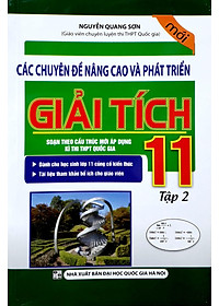 Sách Các Chuyên Đề Nâng Cao Và Phát Triển Giải Tích 11 (Tập 2)