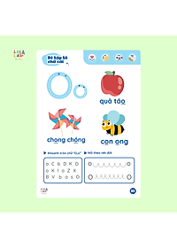 Đồ chơi Giáo dục sớm Thẻ Flashcard thông minh cho bé xóa được, học liệu giáo dục sớm thương hiệu Lalala Baby (Shape Me - Write Me - Math Me - Learn Me)