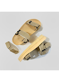 Giày Sandal Nữ The Bily 03W Quai Ngang - Màu Kem BL03WK 