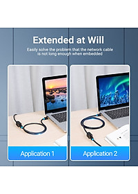 Dây cáp mạng nối dài CAT6 SSTP VENTION dài 1m đến 5m IBLB - Hàng chính hãng