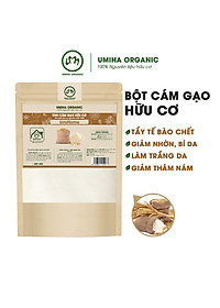 Bột Cám Gạo Nguyên Chất UMIHOME (35g) Dưỡng da loại bỏ mụn, tẩy da chết hiệu quả tại nhà
