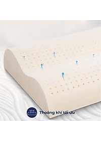 Gối Cao Su Liên Á Contour LAGC3050 (30 x 50 cm) - Trắng