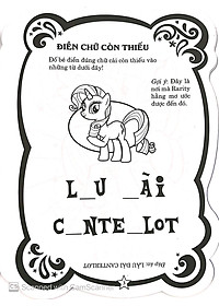 Sách Pony Tô Màu Và Các Trò Chơi - Tập 1