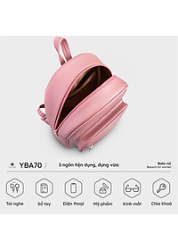 Balo Yuumy ( Thời trang nữ tiện lợi cỡ trung - Balo da Seasand YBA70 )