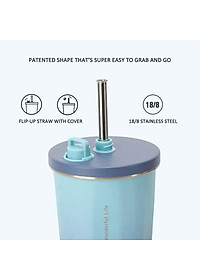 Cốc ly giữ nhiệt TYESO 01006 470ml bằng thép không gỉ 304