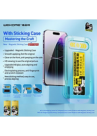 Kính Cường Lực KingKong Có Khung Tự Dán, Ngăn Bụi Loa Dành Cho iPhone - Full Hộp, Dán Full Màn - Hàng Chính Hãng