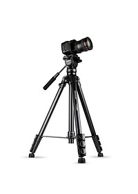 Chân máy tripod YUNTENG VCT-999RM dùng cho máy ảnh và điện thoại (Kèm túi đựng, đầu kẹp xoay 360 độ, remote) - Hàng Chính hãng
