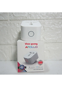 Phích Cắm Thông Minh Điện Quang Apollo ĐQ SP1.1 01 Wifi Trắng - Hàng chính hãng