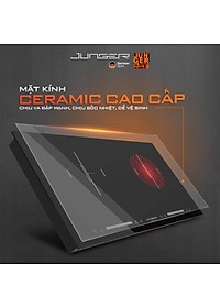 Bếp đôi điện từ hồng ngoại JUNGER CEJ-203-IF 4200W Không kén nồi Hàng Chính Hãng Bảo Hành 36 Tháng