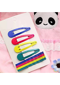 Vỉ kẹp tăm màu sắc kẹp mái dễ thương