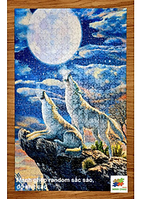 Tranh Xếp Hình Random Cut 750 Mảnh Minh Châu – Full Moon (40x60cm)