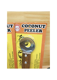 Dụng cụ nạo dừa cán gỗ Bào dừa cán cầm tay cán bằng gỗ