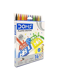 Hộp Bút Sáp Màu DOMS 14 Màu 7501