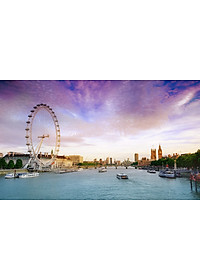 Bộ tranh xếp hình jigsaw puzzle cao cấp 1500 mảnh – London Eye (60x100cm)