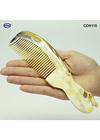 Lược sừng con Phượng (Size: L - 18cm) COH115 - Quà tặng ý nghĩa dành cho những người thân yêu - Chăm sóc tóc