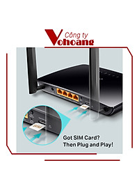Bộ Phát Wifi TP-Link Archer MR400 Băng Tần Kép 4G LTE AC1200 - Hàng Chính Hãng