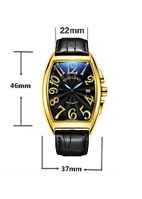 ĐỒNG HỒ NAM CƠ TỰ ĐỘNG CHÍNH HÃNG AOKULASIC DÂY THÉP ĐÚC ĐẶC KHÓA BƯỚM KÍNH SAPHIRE - CÓ LỊCH NGÀY AOK69