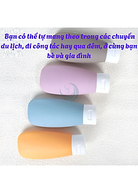 Set Chai Chiết Du Lịch 4 Màu Pastel Siêu Xinh Combo Chai Chiết Mỹ Phẩm Mini – Gọn Nhẹ, Sang Xịn Bộ Chiết Đựng Mỹ Phẩm Du Lịch – Nhỏ Gọn Chuẩn Trend Set Chai Silicone Du Lịch – Không Rò Rỉ, Mềm Mịn SBộ Chai Mini Đi Du Lịch – Màu Dễ Thương, Dễ Phân Loại