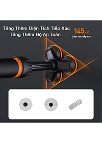 Xà Đơn Gắn Cửa FED-0228 | Kích thước 115-140cm (Chịu lực 400kg - Có chốt khóa an toàn khi gắn xà - Dễ dàng tháo lắp không cần khoan tường)