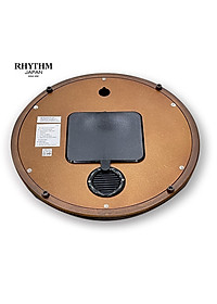 Đồng hồ Rhythm CMH722CR06 Kt 32.0 x 7.0cm, 1.15kg Vỏ gỗ. Dùng Pin.