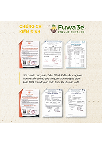 Nước rửa chén hữu cơ enzyme sinh học dứa Fuwa3e 3.8L 