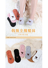 Combo 5 đôi tất lười nữ hình mèo xinh xắn
