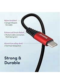 Dây sạc type C to C PROLiNK GCC_60_01 dài 1M, sạc siêu nhanh 60W, dành cho Samsung, Xiaomi, iPad Pro - Hàng chính hãng