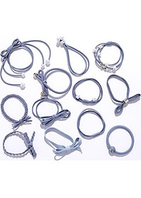 Hộp 12 Chun Buộc Tóc Hàn Quốc Sang Trọng