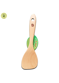 Muỗng Xới Cơm Mui Xéo - Vá Sạn Gỗ 02 Xéo ( 24.5 x 7.5 cm ) - Đồ Gỗ Nhà Bếp Thương Hiệu Trường Sơn