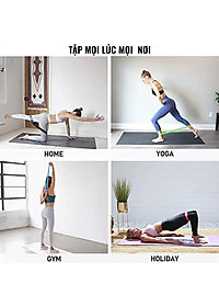 Bộ 4 Dây Kháng Lực Miniband SP091 Tập Mông,Chân Và Yoga Cho Nam, Nữ Đại Nam Sprort (Hàng Loại 1)
